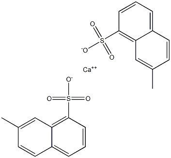 Bis(7-methyl-1-naphthalenesulfonic acid)calcium salt Struktur