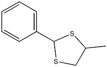 4-Methyl-2-phenyl-1,3-dithiolane Struktur