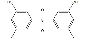 3,3'-Dihydroxy-4,4',5,5'-tetramethyl[sulfonylbisbenzene] Struktur