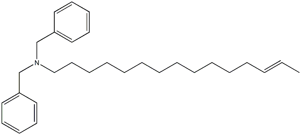 (13-Pentadecenyl)dibenzylamine Struktur