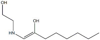 1-[(2-Hydroxyethyl)amino]-1-octen-2-ol Struktur