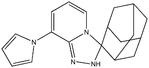 8-(1H-Pyrrol-1-yl)spiro[1,2,4-triazolo[4,3-a]pyridine-3(2H),2'-adamantane] Struktur