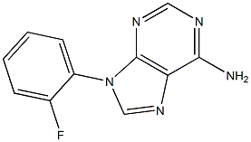 6-Amino-9-(2-fluorophenyl)-9H-purine Struktur