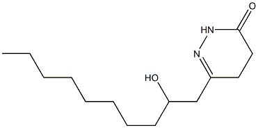 4,5-Dihydro-6-[2-hydroxydecyl]pyridazin-3(2H)-one Struktur