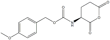 N-(4-Methoxybenzyloxycarbonyl)-L-glutamic anhydride Struktur