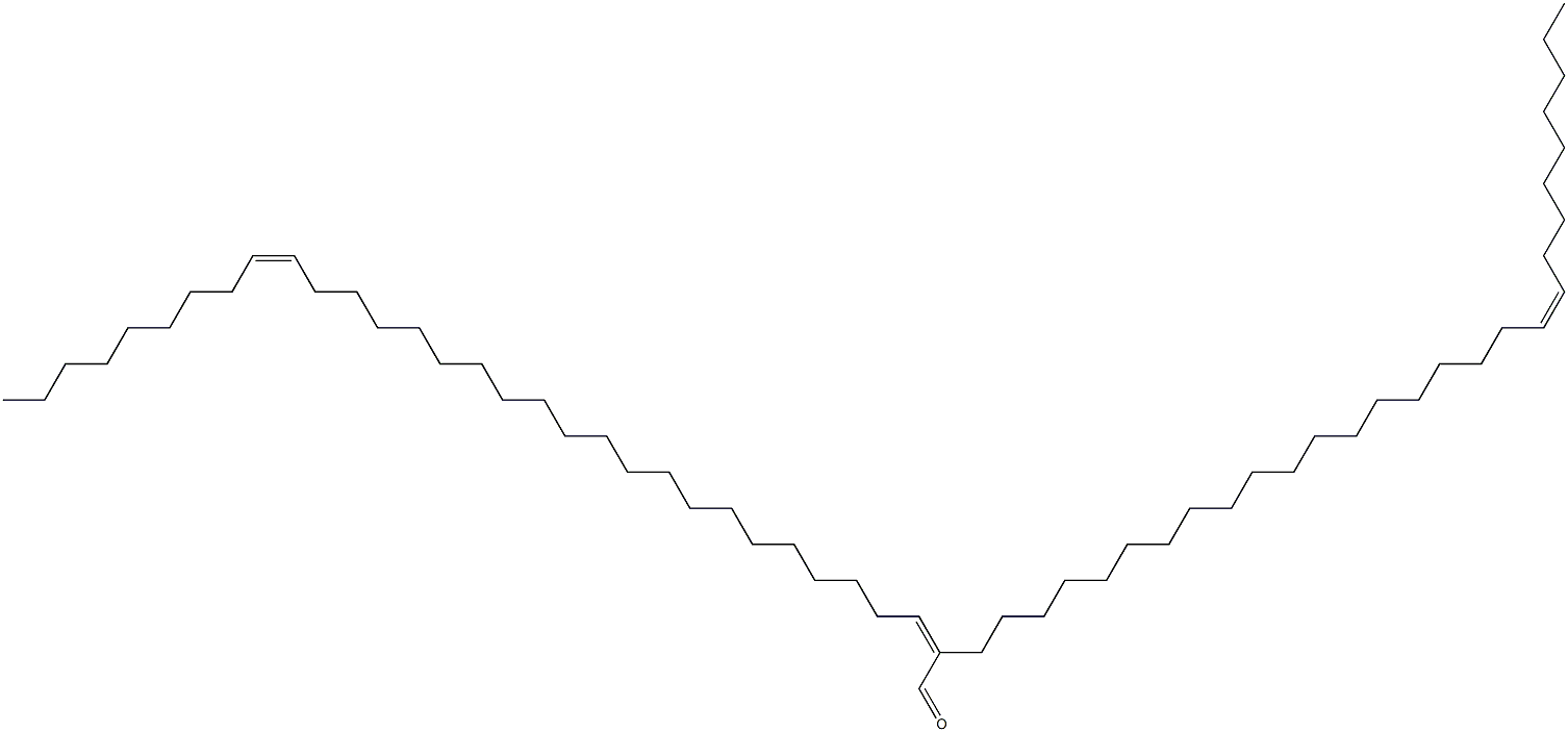 (2Z,23Z)-2-[(19Z)-19-Octacosen-1-yl]dotriaconta-2,23-dienal Struktur