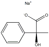 (2S)-2-Hydroxy-2-phenylpropionic acid sodium salt Struktur