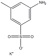 3-Amino-5-methylbenzenesulfonic acid potassium salt Struktur