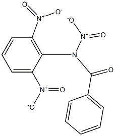 N-Nitro-N-(2,6-dinitrophenyl)benzamide Struktur