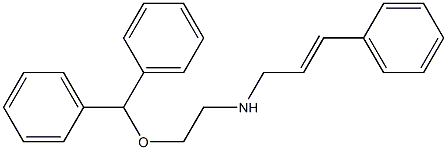 N-[2-(Diphenylmethoxy)ethyl]-3-phenyl-2-propen-1-amine Struktur