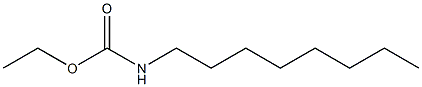 N-Octylcarbamic acid ethyl ester Struktur