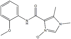 1,5-Dimethyl-N-(2-methoxyphenyl)-1H-imidazole-4-carboxamide 3-oxide Struktur