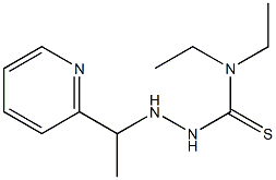 1-[1-(2-Pyridinyl)ethyl]-4,4-diethylthiosemicarbazide Struktur