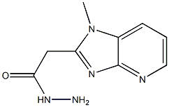 1-Methyl-1H-imidazo[4,5-b]pyridine-2-acetohydrazide Struktur