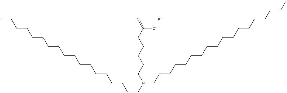 6-(Dioctadecylamino)hexanoic acid potassium salt Struktur