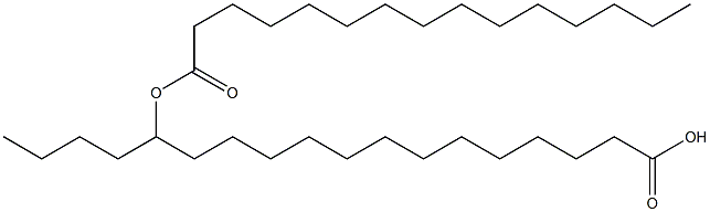 14-Pentadecanoyloxystearic acid Struktur