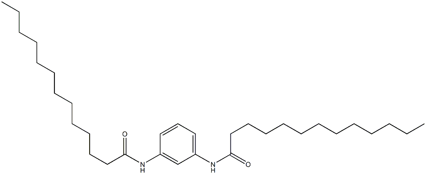 N,N'-Bis(1-oxotridecyl)-m-phenylenediamine Struktur