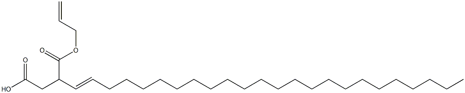 3-(1-Tetracosenyl)succinic acid 1-hydrogen 4-allyl ester Struktur