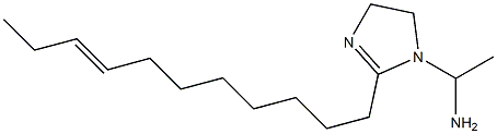 1-(1-Aminoethyl)-2-(8-undecenyl)-2-imidazoline Struktur