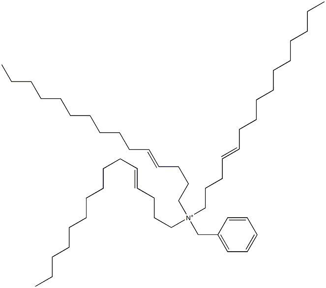 Tri(4-pentadecenyl)benzylaminium Struktur