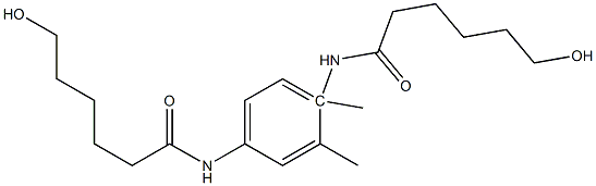 N,N'-(1,4-Xylylene)bis(6-hydroxyhexanamide) Struktur