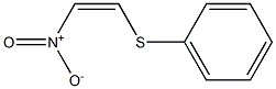 (Z)-1-Nitro-2-phenylthioethene Struktur