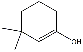 3,3-Dimethyl-1-cyclohexen-1-ol Struktur