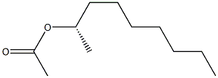 (+)-Acetic acid (S)-1-methyloctyl ester Struktur