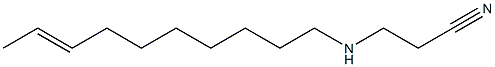 N-(2-Cyanoethyl)-8-decenylamine Struktur