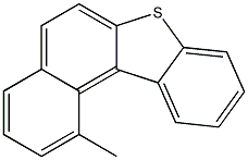 1-Methylbenzo[b]naphtho[1,2-d]thiophene Struktur