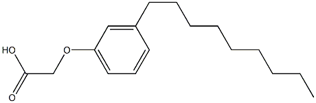 3-Nonylphenoxyacetic acid Struktur