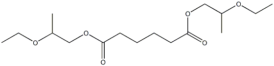 Butane-1,4-dicarboxylic acid bis(2-ethoxypropyl) ester Struktur