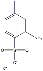 2-Amino-4-methylbenzenesulfonic acid potassium salt Struktur