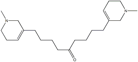 [(1-Methyl-1,2,5,6-tetrahydropyridin)-3-yl]butyl ketone Struktur