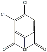 2,4,5-Trichloroisophthalic anhydride Struktur