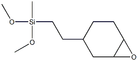 3-[2-(Methyldimethoxysilyl)ethyl]-7-oxabicyclo[4.1.0]heptane Struktur