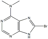 8-Bromo-6-dimethylamino-9H-purine Struktur