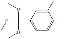 3,4-Dimethylorthobenzoic acid trimethyl ester Struktur