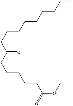 7-Ketopalmitic acid methyl ester Struktur