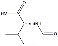 (2R)-2-(Formylamino)-3-methylpentanoic acid Struktur