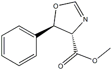 (4S,5R)-5-Phenyl-2-oxazoline-4-carboxylic acid methyl ester Struktur