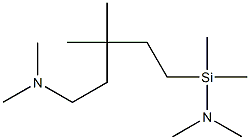 Dimethyl(dimethylamino)(5-(dimethylamino)-3,3-dimethylpentyl)silane Struktur