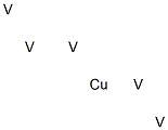 Pentavanadium copper Struktur