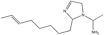 1-(1-Aminoethyl)-2-(6-octenyl)-3-imidazoline Struktur