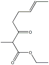 3-Oxo-2-methyl-6-octenoic acid ethyl ester Struktur