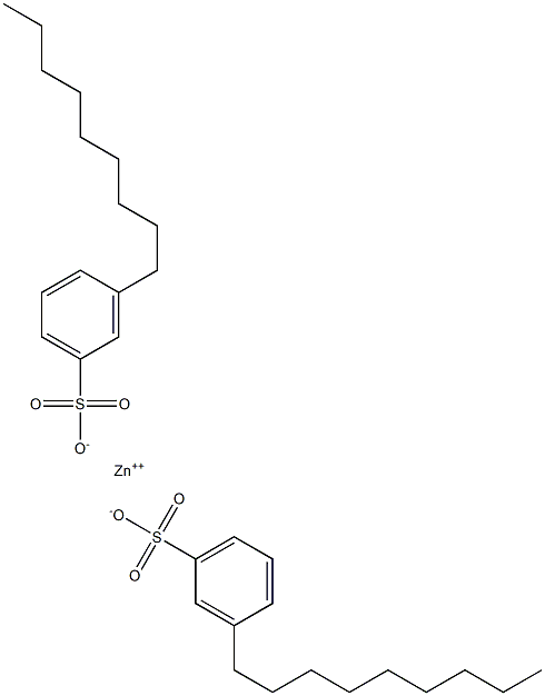 Bis(3-nonylbenzenesulfonic acid)zinc salt Struktur