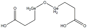 3,3'-(1,3-Digermoxanediyl)bispropanoic acid Struktur