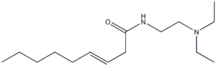 N-[2-(Diethylamino)ethyl]-3-nonenamide Struktur