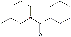 1-(Cyclohexylcarbonyl)-3-methylpiperidine Struktur