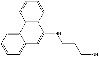 3-[(Phenanthren-9-yl)amino]-1-propanol Struktur